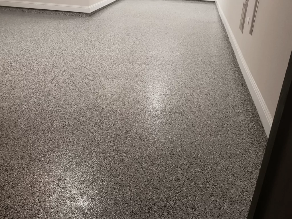 epoxy flake garage floor coating