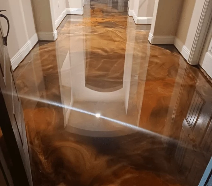 metallic epoxy residential floor coating