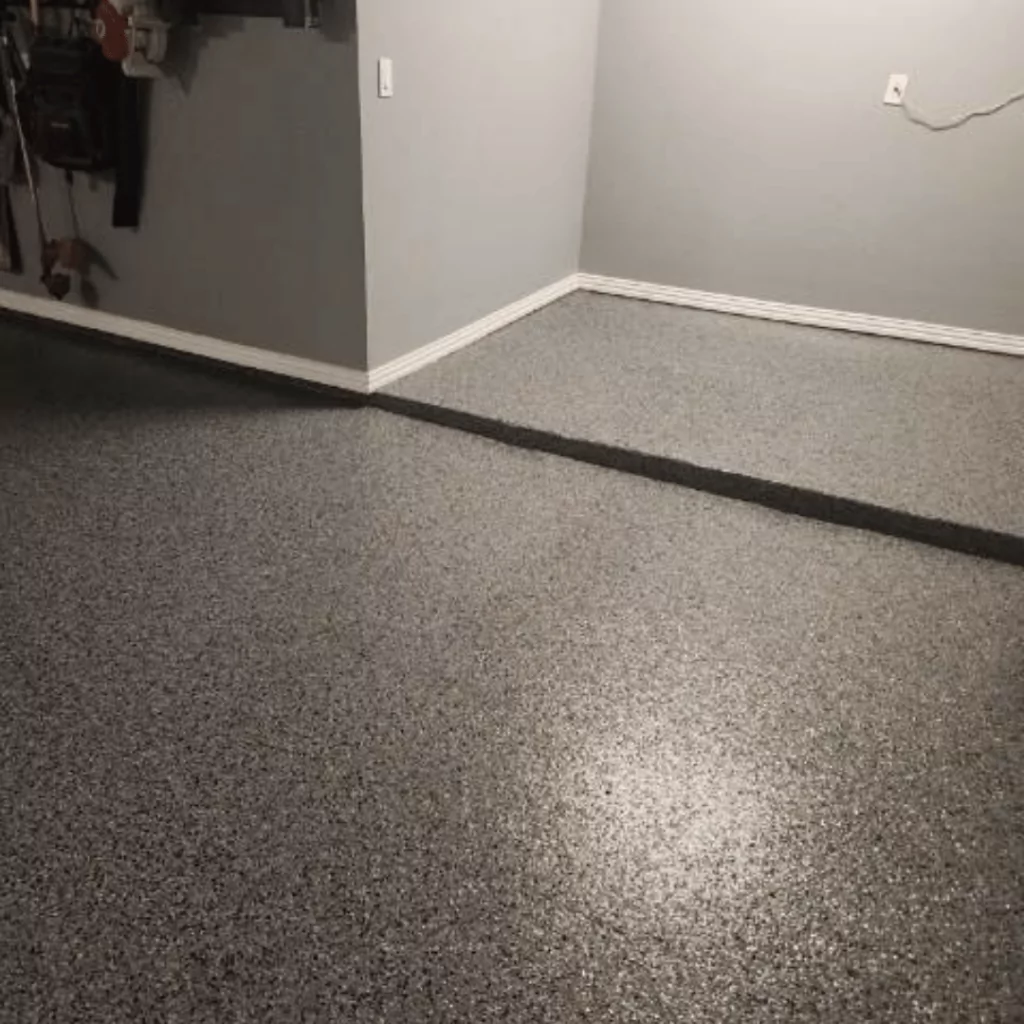 nightfall flake epoxy garage floor