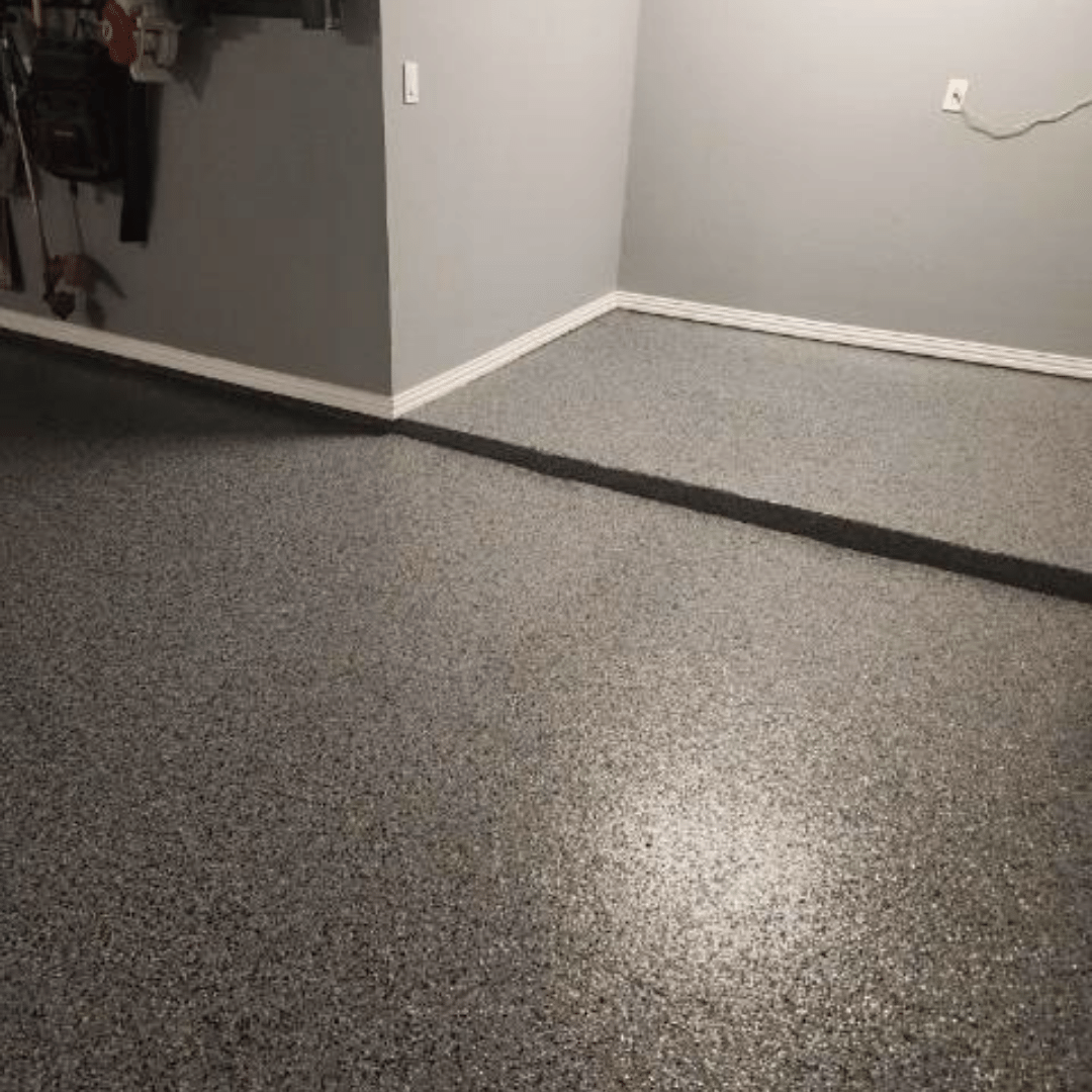 nightfall flake epoxy garage floor